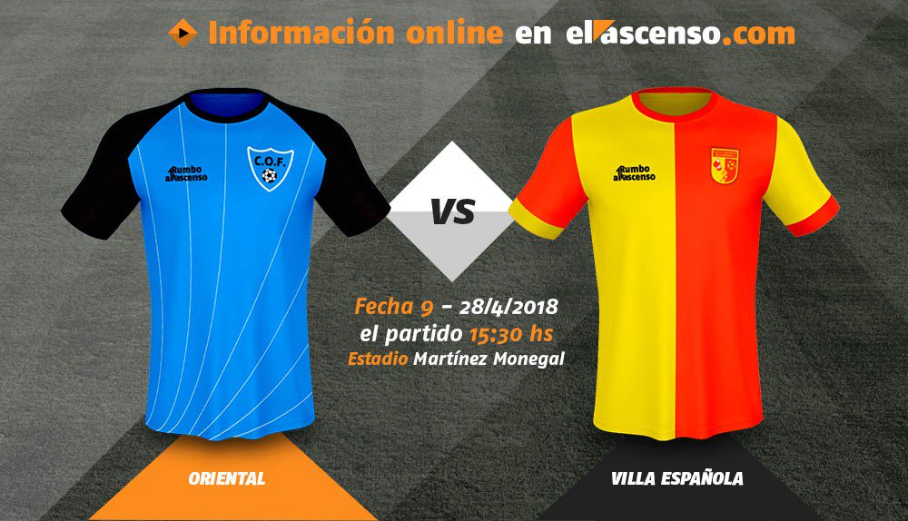 Previa: Oriental – Villa Española (Martinez Monegal 15.30 horas)