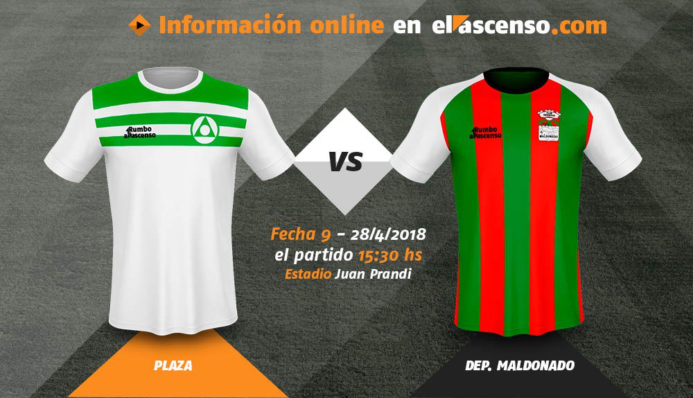 Previa: Plaza de Colonia – Deportivo Maldonado (Prandi 15.30 hs)