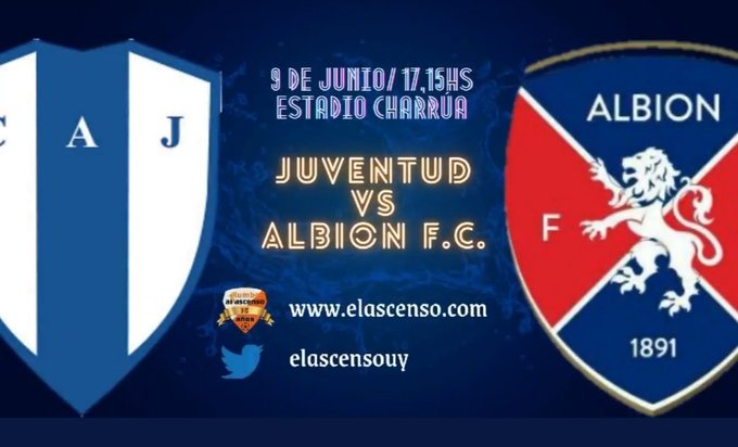 2a. Fecha: Juventud – Albion F.C. desde las 17.15 horas