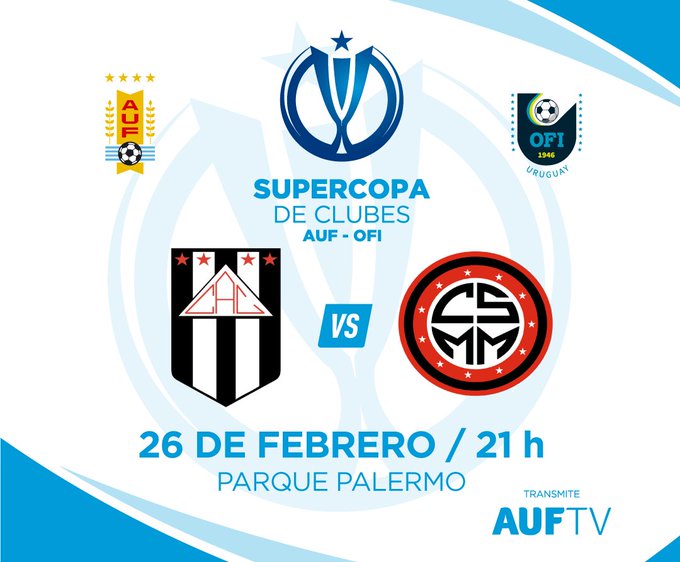 Supercopa AUF-OFI :  Miramar Misiones y Central de San José en el remodelado Parque Palermo