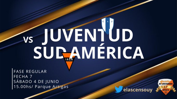 Juventud 1 Sud América 0